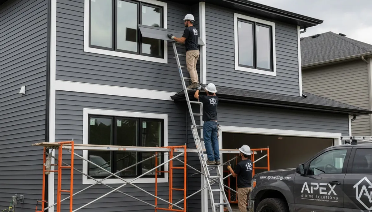Professional vinyl siding installation by Milwaukee WI contractors at Next Level Exteriors